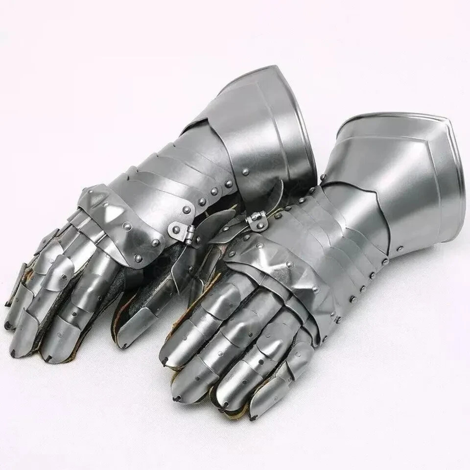 Medieval Knight Armor Gloves Warrior Gauntlets Combat Gauntlet Metal