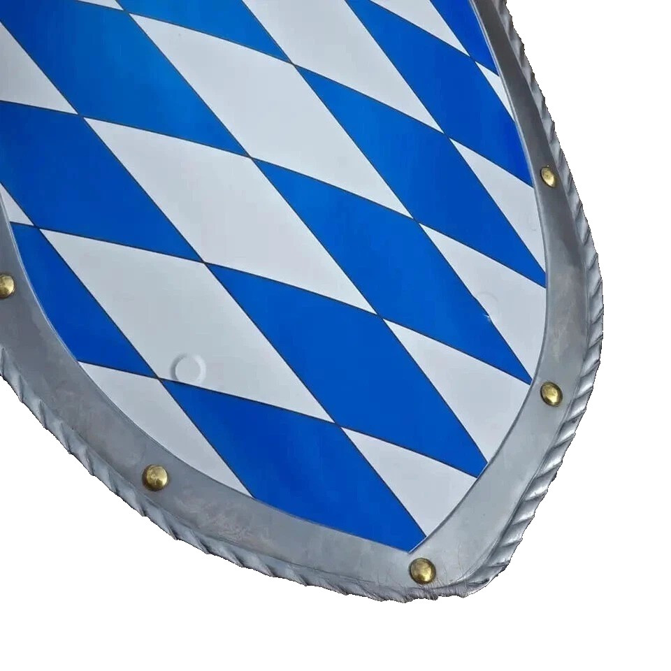 Medieval Templar Knight Bavaria Battle Cosplay Reproduction armour shield