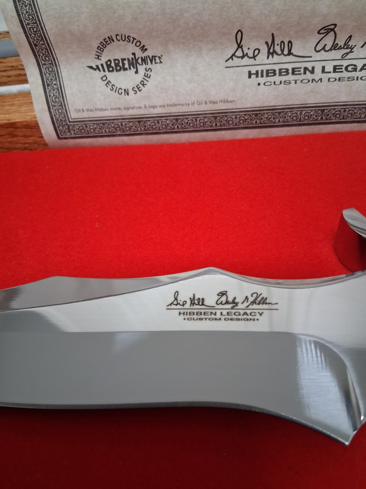 GIL HIBBEN’s LEGACY III FIGHTER Knife with Sheath & Box! NEW Condition!! 12 1/2″