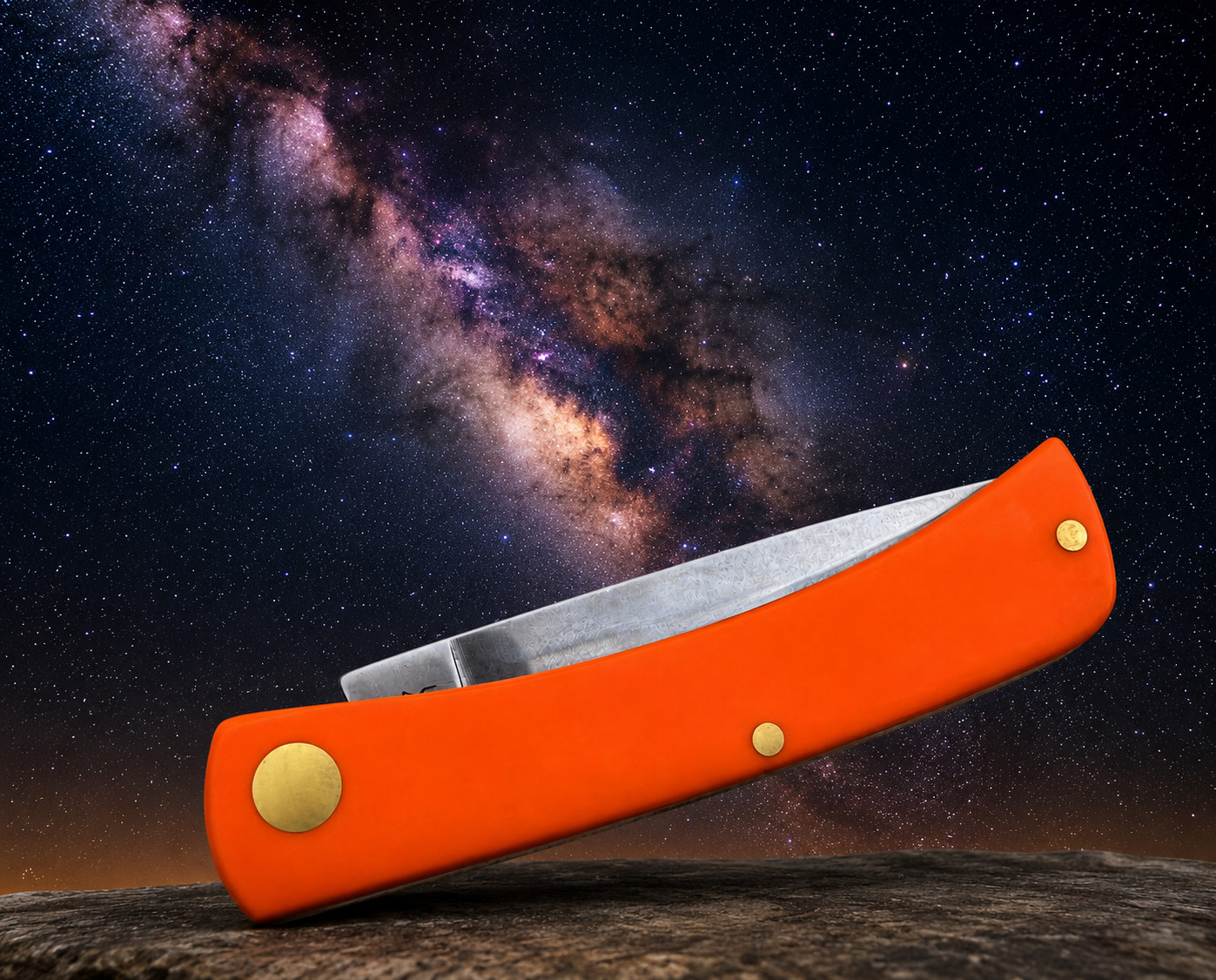 CASE XX *d SFO 2026 ALIEN ORANGE SYNTHETIC SMOOTH SOD BUSTER JR KNIFE KNIVES