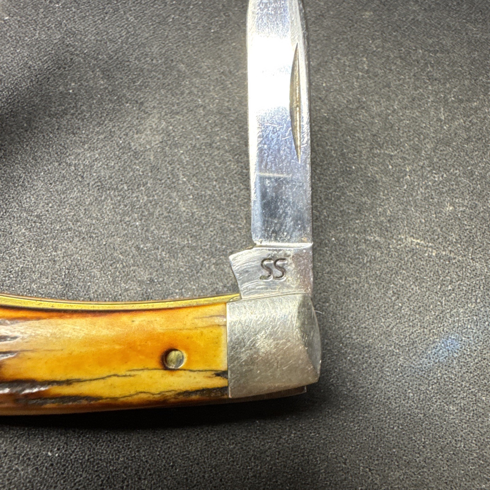 CASE 53032 SSP 6 DOT 1984 STAG STOCKMAN KNIFE 3 BLADE