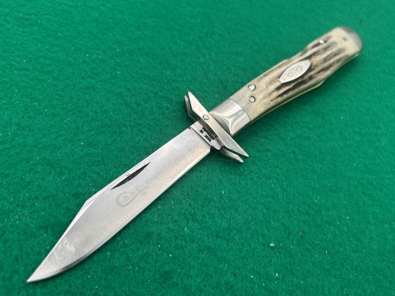 💯1976 CASE XX 5111/2 STAG «SUPER RARE» SWING GUARD LOCKBACK KNIFE NONE BETTER!