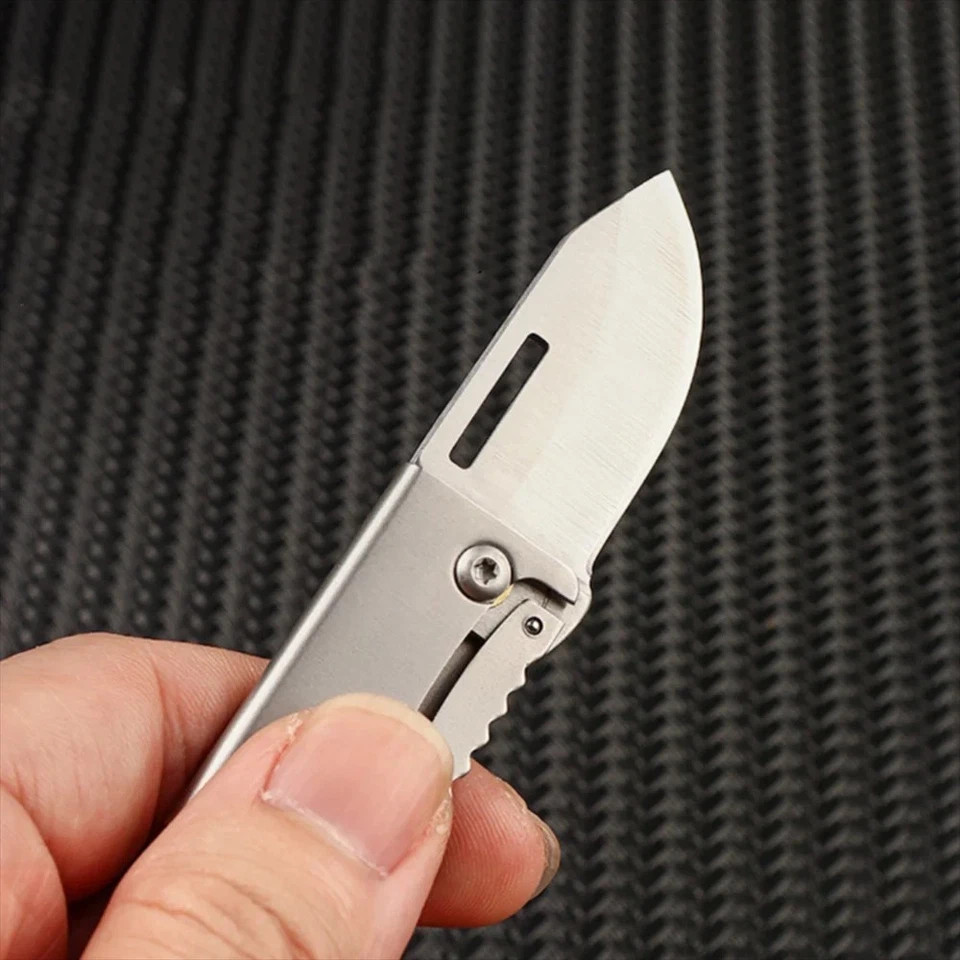 Mini EDC Foldable Pocket Knife Keychain Survival Tool Bottle Opener || US SELLER