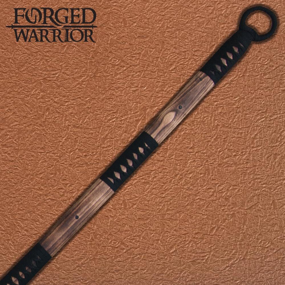 Forged Warrior Chinese War Sword | 1/2″ Thick Steel Blade | Includes Sheath