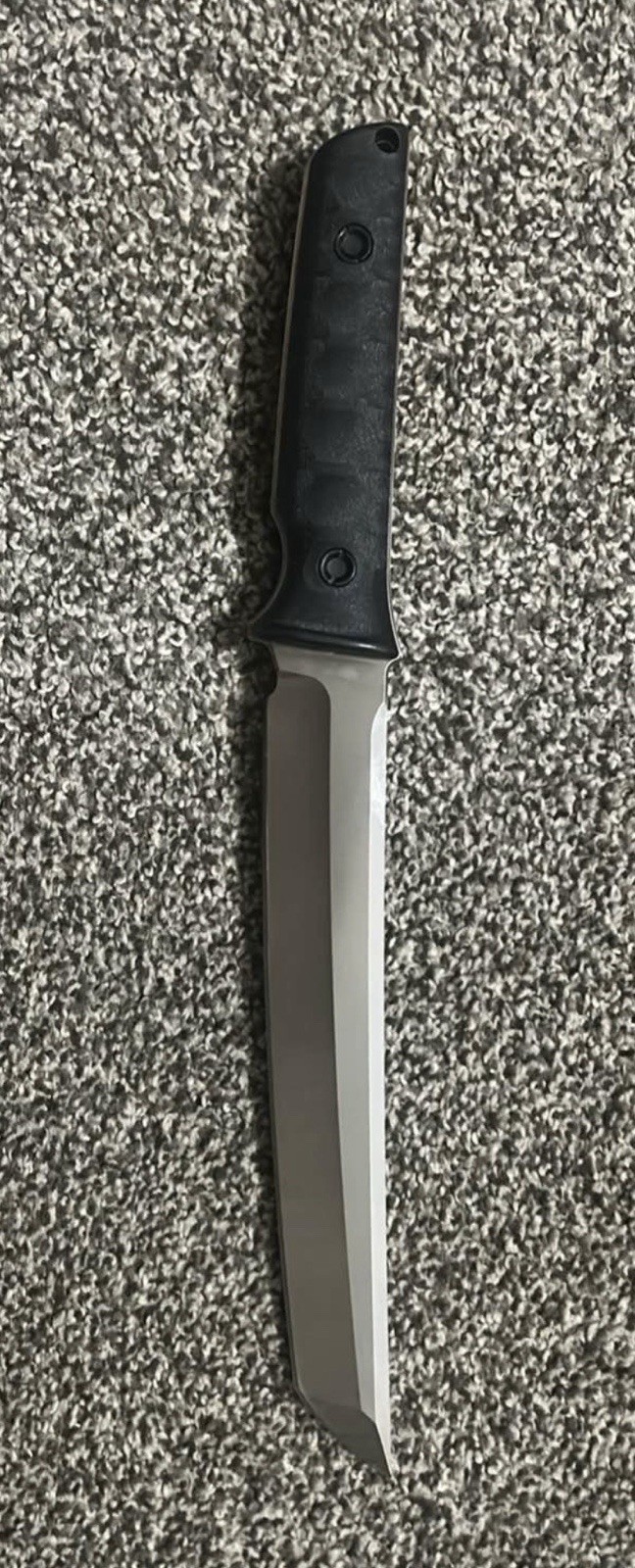 Hunting/Survival Fixed Blade Knife, 5+» SS Clip Point, Full Tang, Sheath