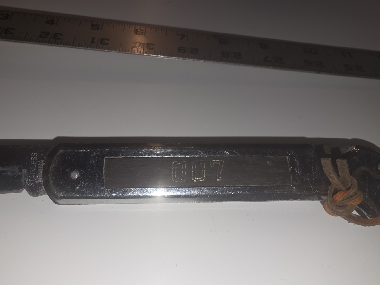 Vintage 1970’s 007 Folding Pocket Knife – Stainless – China