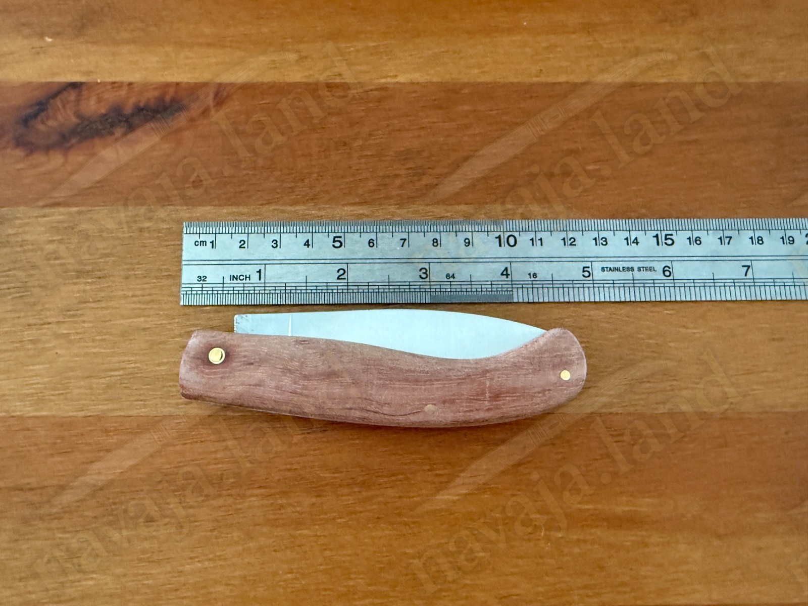 3.54” Joker Camping Folding Knife (Bubinga Wood Handle) 420 Steel – From Spain