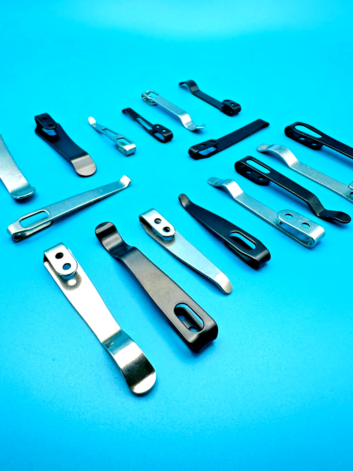 Deep Carry Pocket Clip Replacement for Folding Knife Stainless Steel w/ Screws