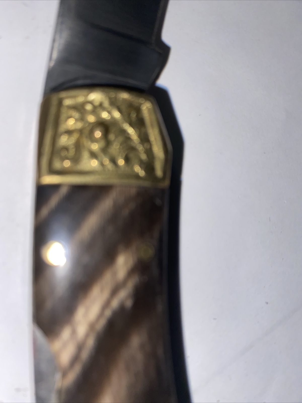 Vintage Knife Left Handed Double Bladed
