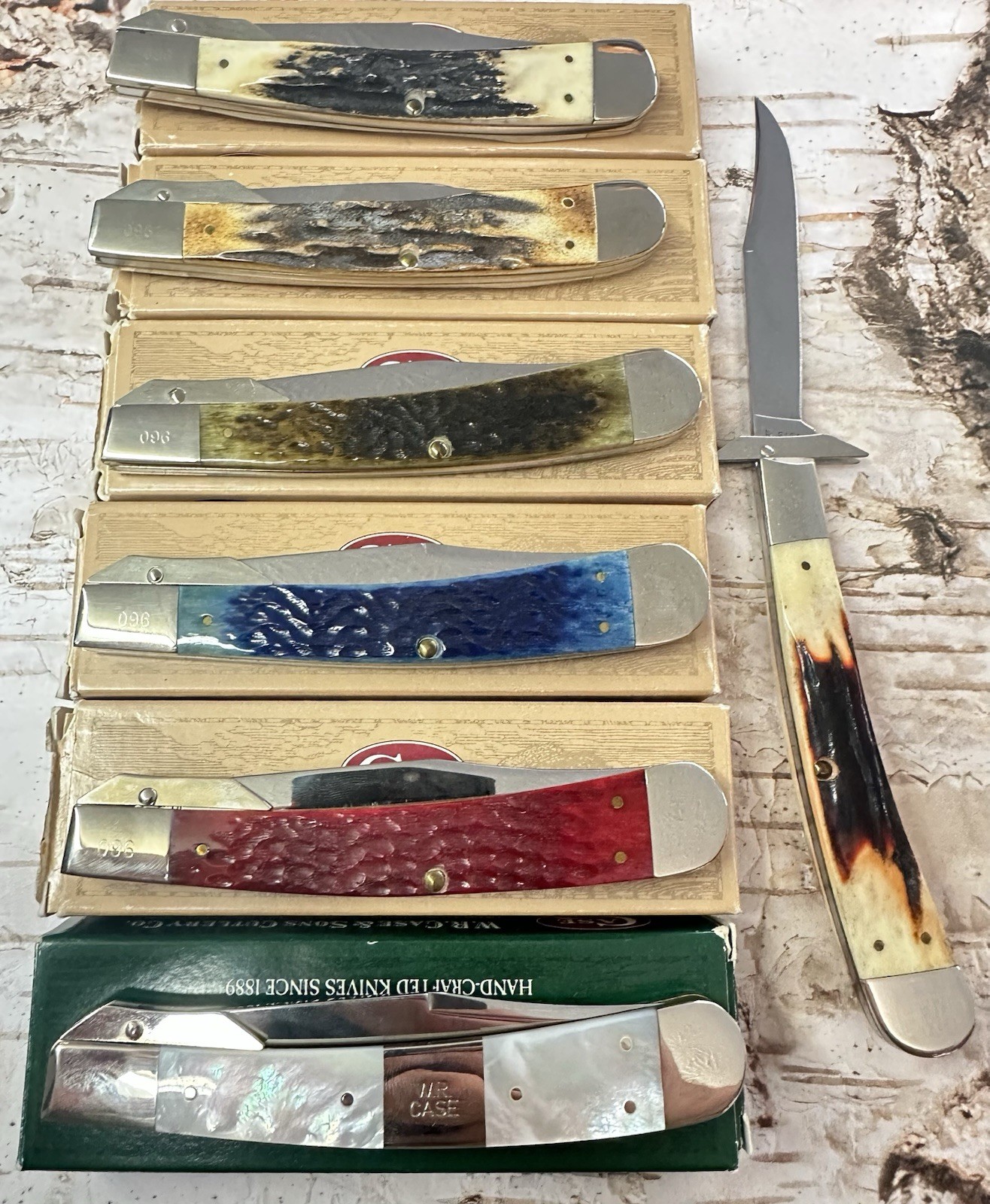 Case XX 7 Piece Jaguar Pocket Knife Set