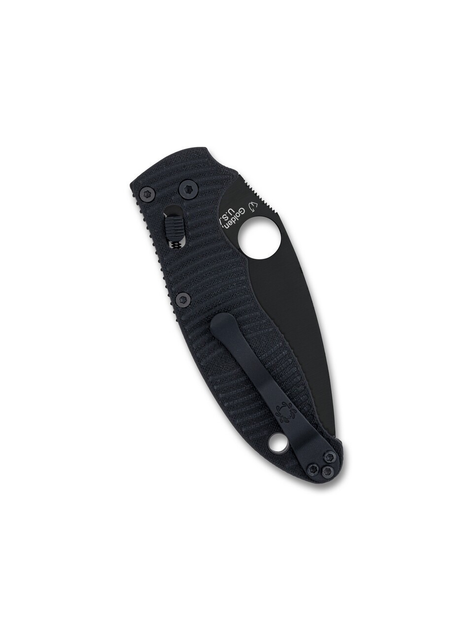 Spyderco Manix 2 Salt CPM-MagnaCut Black DLC Plain Blade Black G10 C101GMCBKP