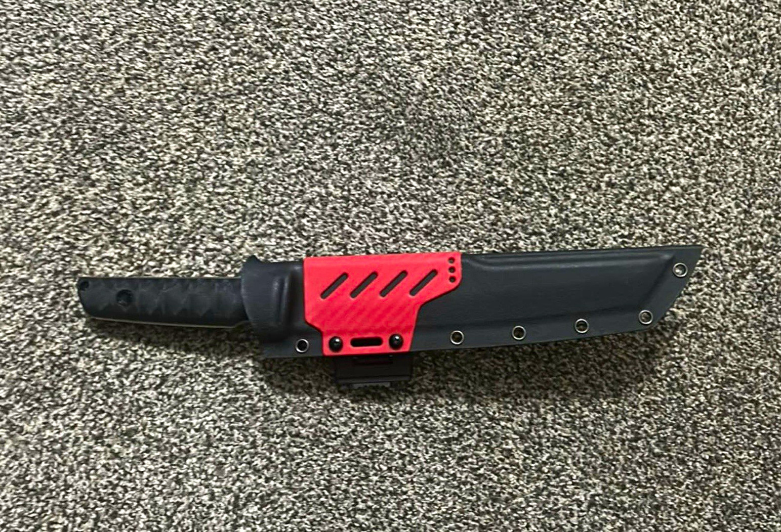 Hunting/Survival Fixed Blade Knife, 5+» SS Clip Point, Full Tang, Sheath