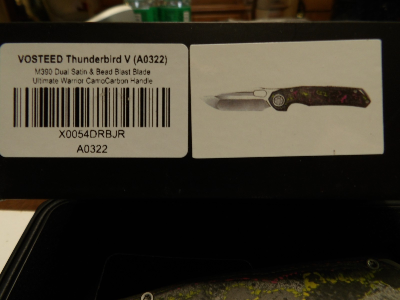 New Vosteed 4th Anniversary Thunderbird V vanchor lock Knife Ultimate warrior CF