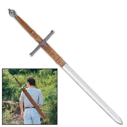 NEW! 43.25″ Scottish William Wallace Claymore w/ Sheath