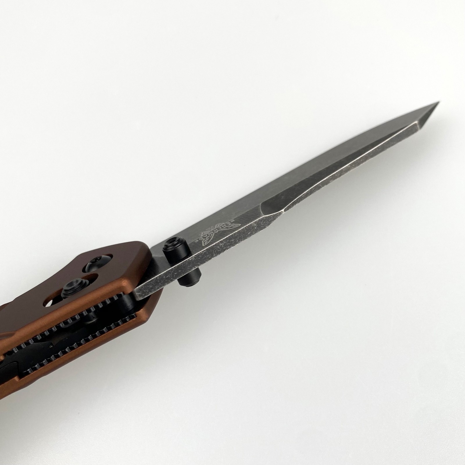Benchmade 940BK-03 Osborne Knife Burnt Copper Aluminum MagnaCut Folding Knife