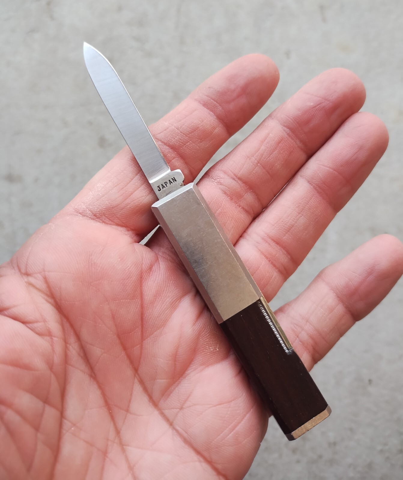 VINTAGE KERSHAW KAI #6100 KNIFE WITH FILE MADE IN JAPAN, 2.75″ CL., EXCELLENT