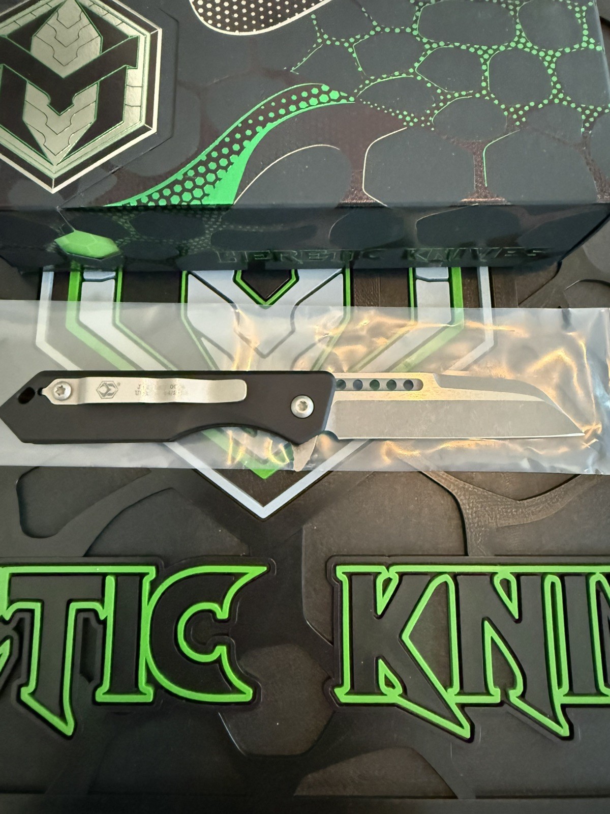 Heretic Knives Jinn Manual, Battleworn Magnacut BIN!!