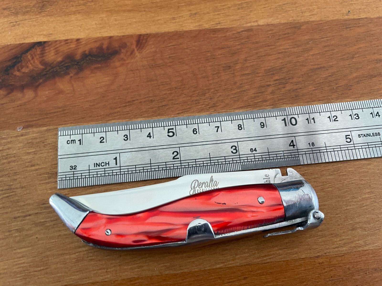 3.3″ Spanish Navaja Pocket Knife Celluloid Scales Handcrafted in Spain US Seller