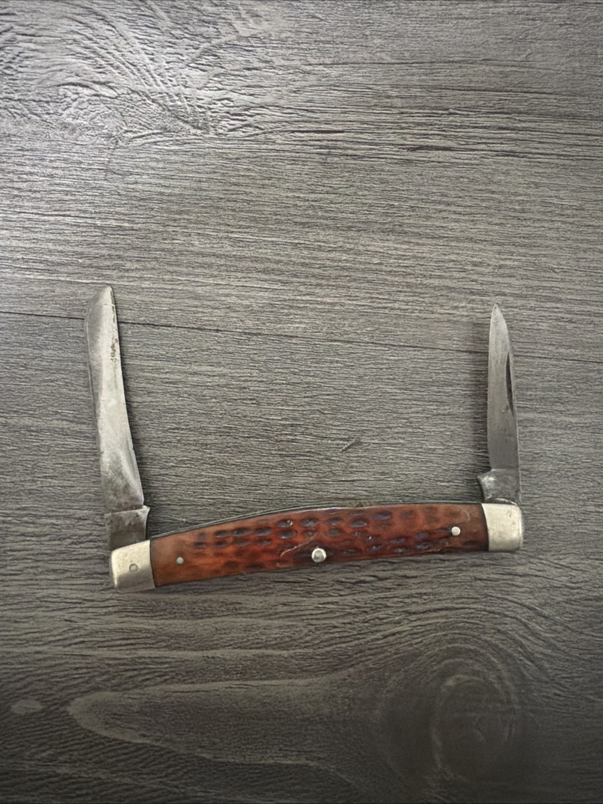 Knife Case XX Red Bone Texas Jack Knife 1940-64 VG