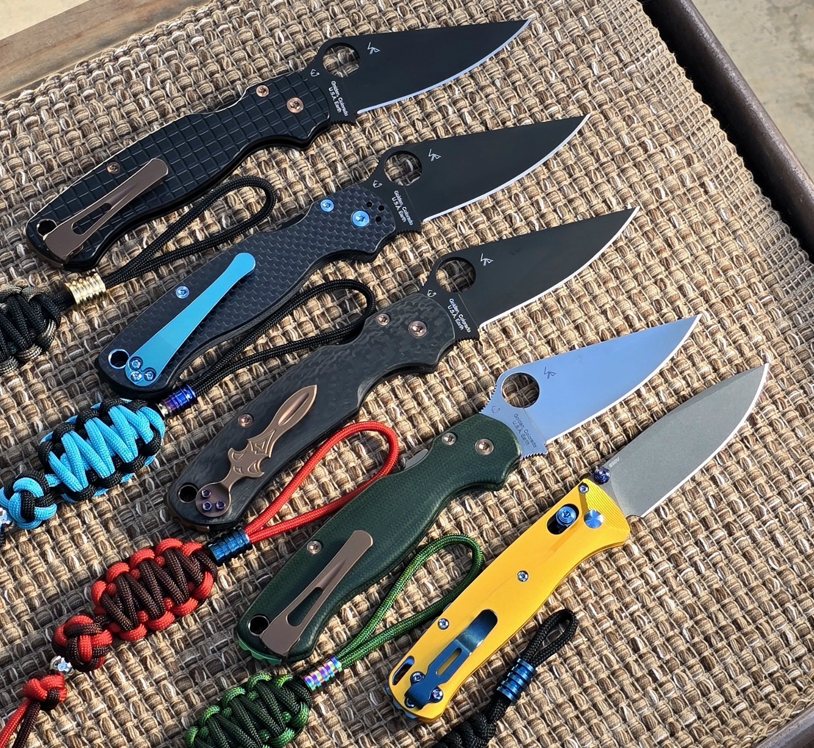 Benchmade 535GRY-1 Bugout – S30V 3.24″ Micarta CUSTOM «RED Velvet» + TITANIUM x5