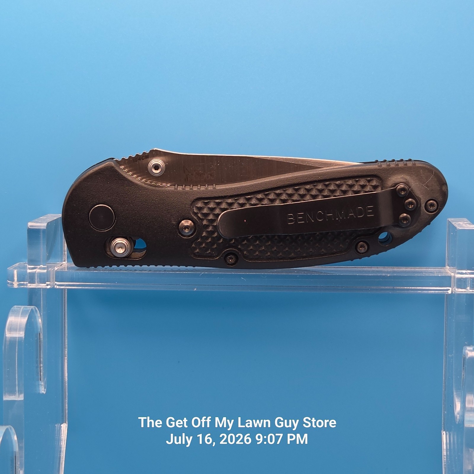 Benchmade 551 Griptilian 154CM Drop Point Folding Pocket Knife Pardue AXIS EDC