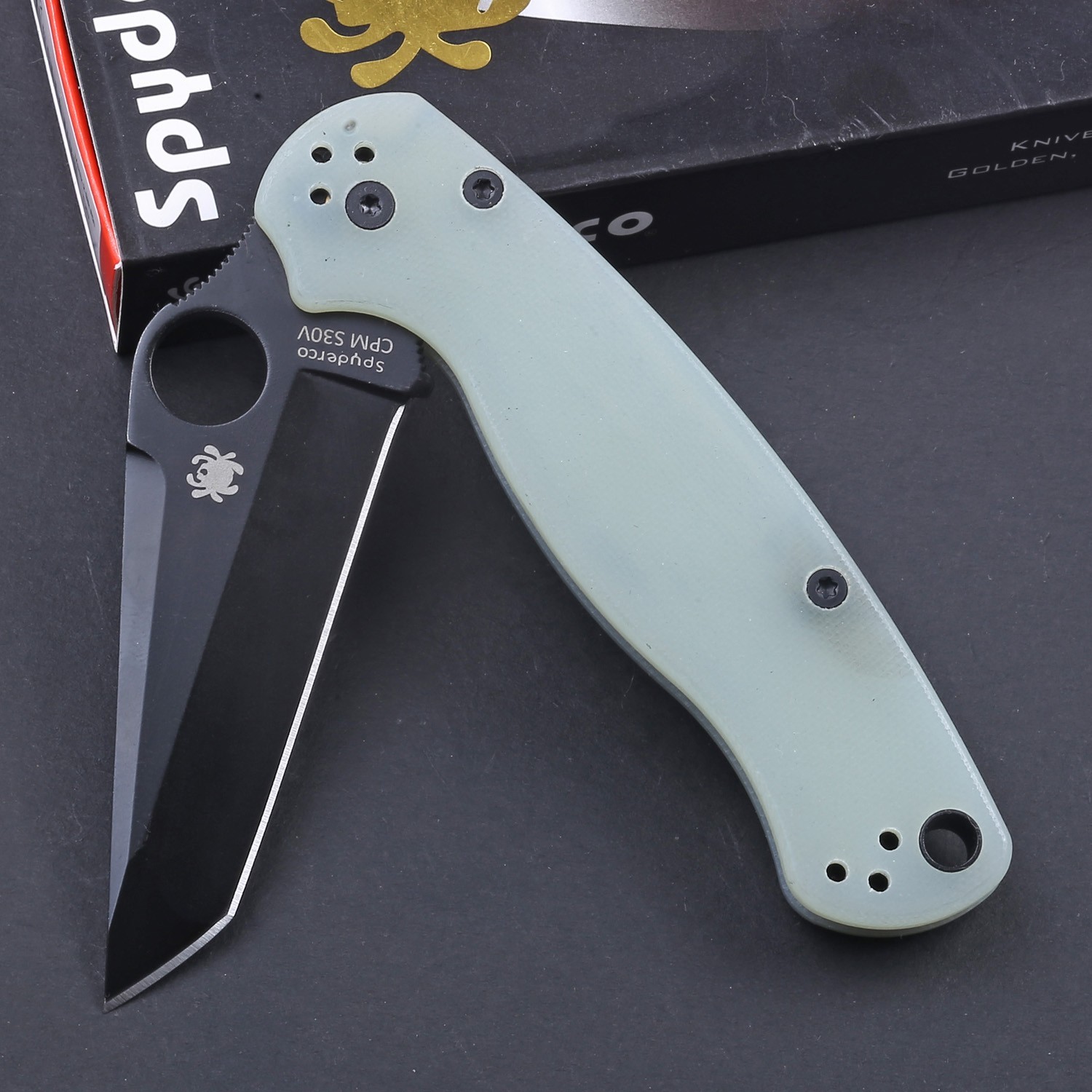 C10 Lock Back Black Nylon Fiber Handle Stainless Steel Blade Pocket Knife Folder