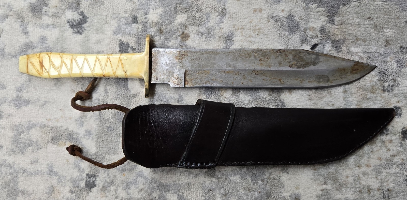 Reproduction Campaign Quality Bowie Knife Living History and Reenacting