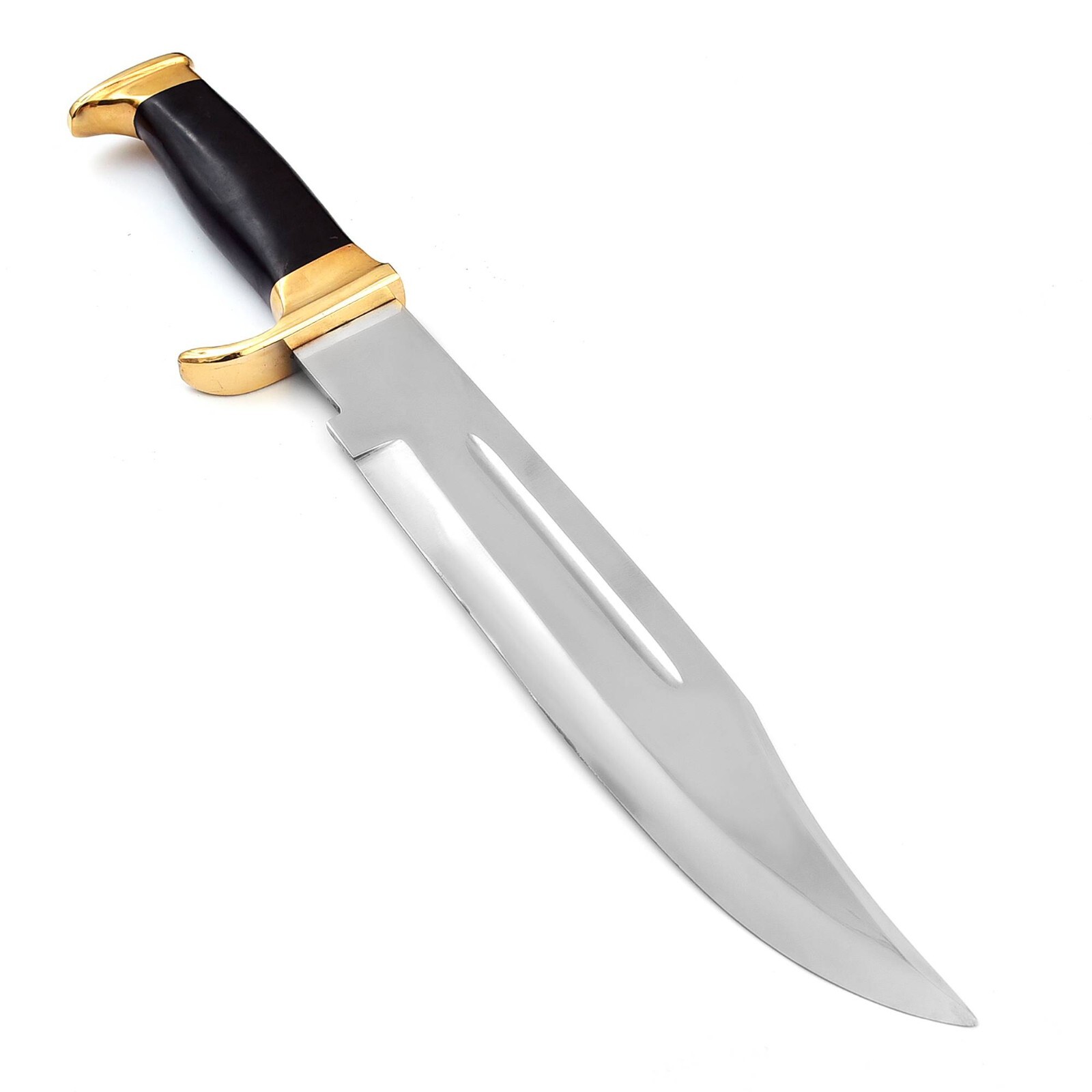 18 Inch High Carbon Steel Hunting Bowie Knife with leather sheath , Gift Pack