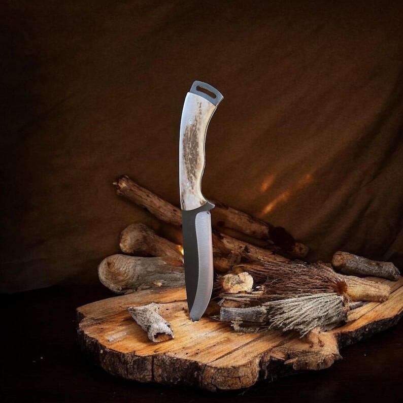 Deer Antler Handle Special Outdoor Knife, Camping Tools, Survival Knife,Hunting