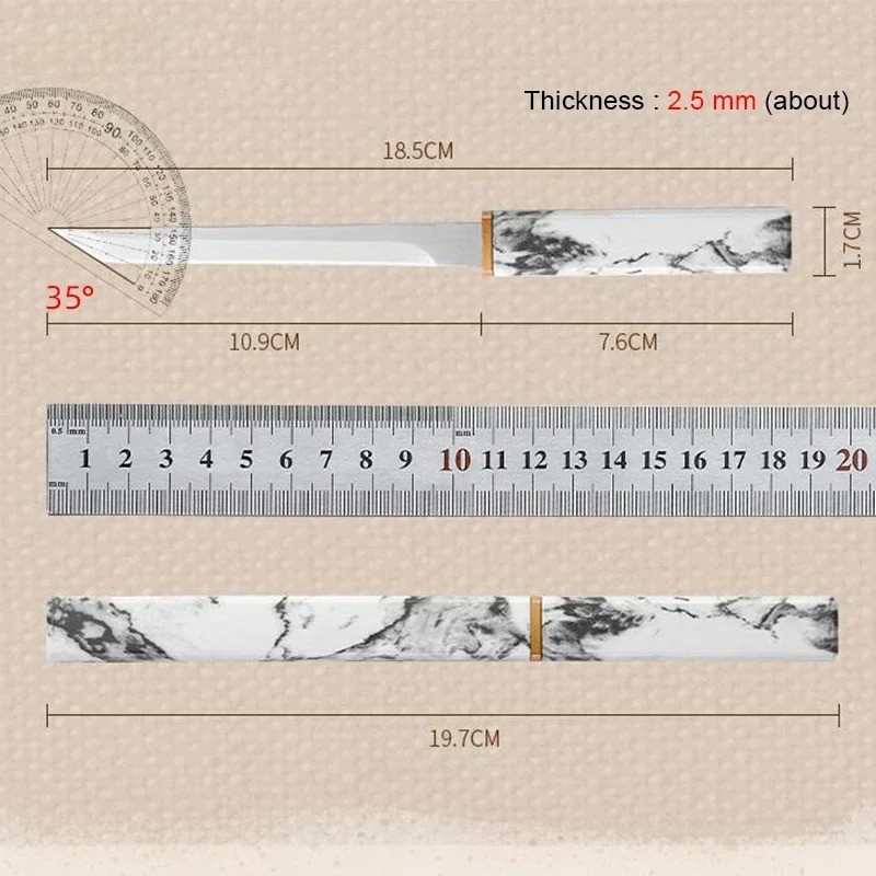 Tanto Knife Fixed Blade Pocket Hunting Survival Camp Tactical Stainless Steel