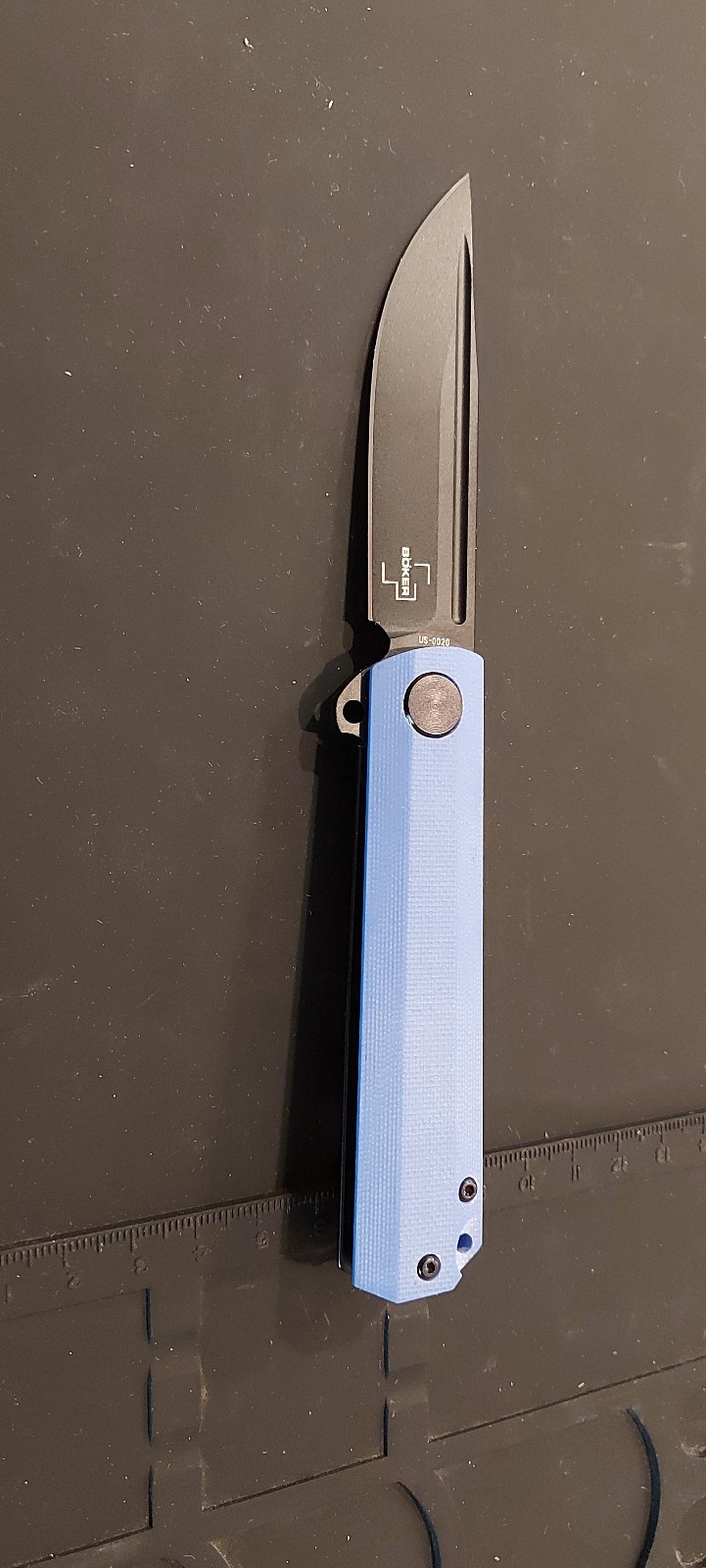 Boker Plus Cataclyst Blue G10/Frame Lock 440c blade