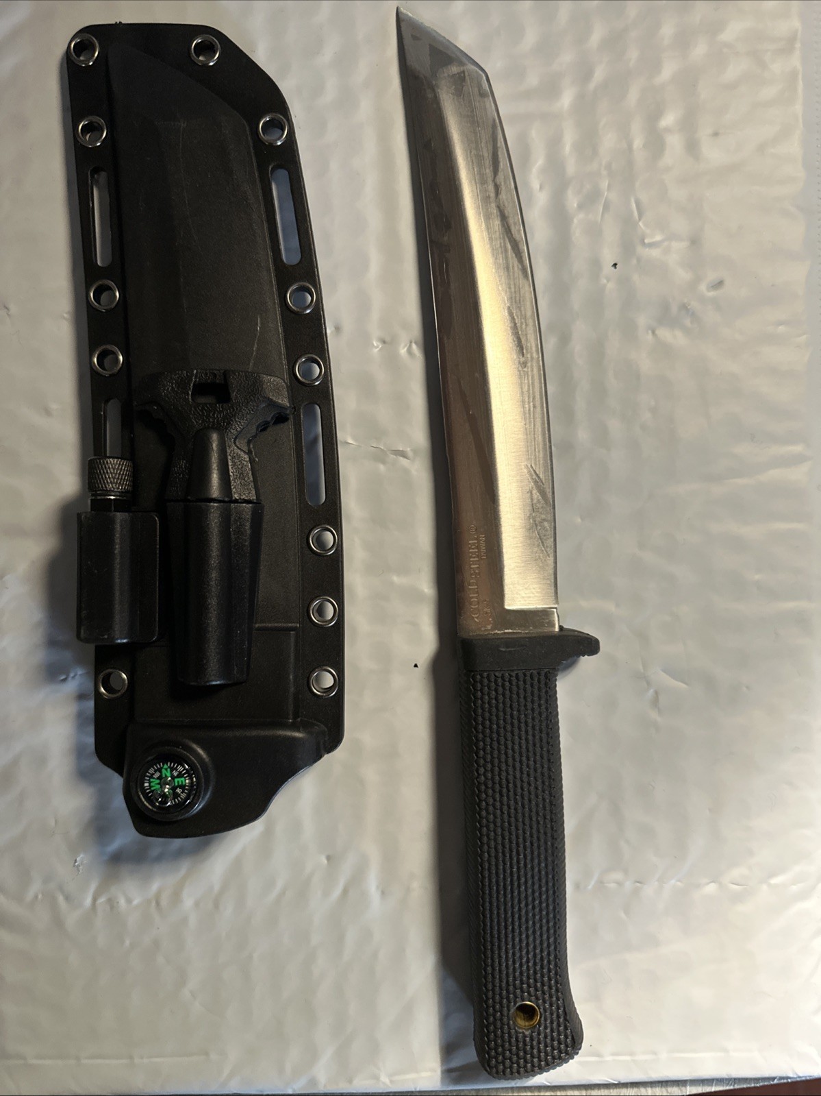 Cold Steel 49LRT Recon Tanto Fixed 7″ SK-5 Blade,Sheath (Blade Silver Color) New