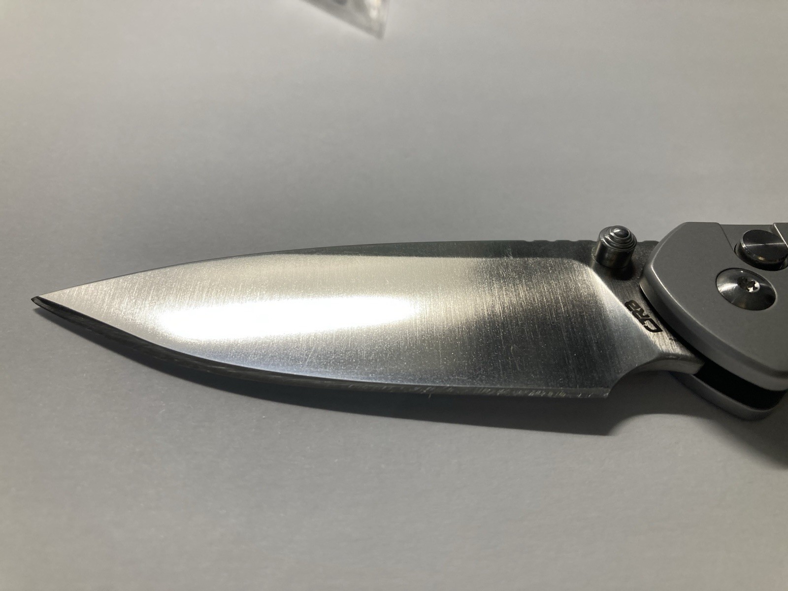 NEW IN BOX CJRB Pyrite Knife 3.1″ S90V Steel Blade button lock foldin drop point