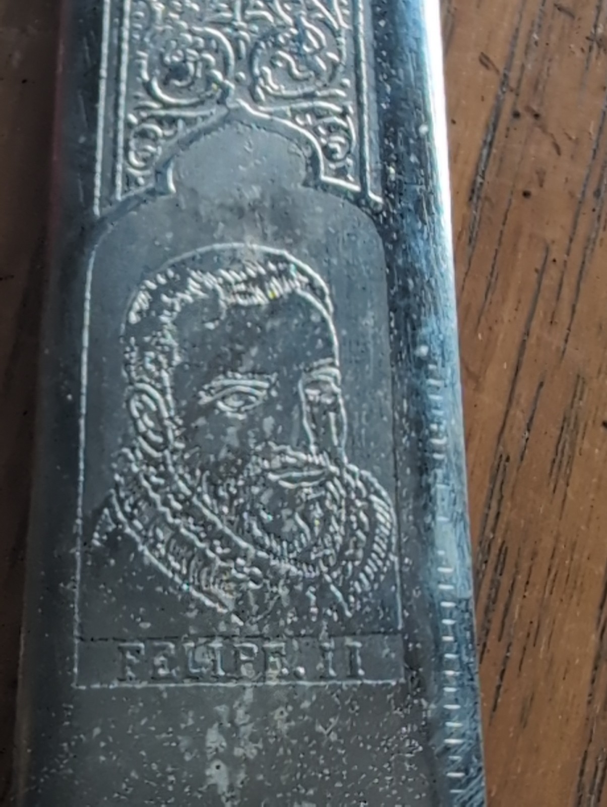 Vintage Felipe II Decorative Sword NO SCABBARD Replica NOT SHARP ONLY POINTY