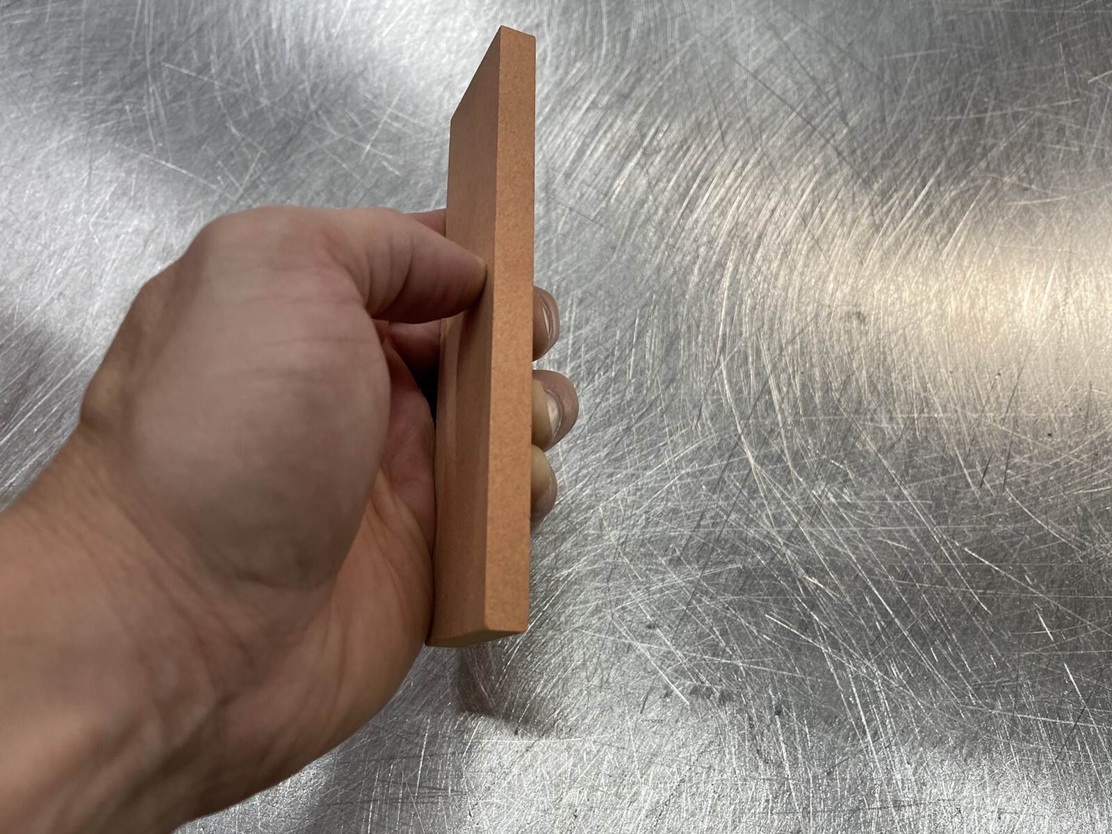Made In US Aluminum Oxide India Bench Stone 6″ x 1-1/2″ x 3/8″ – Fine
