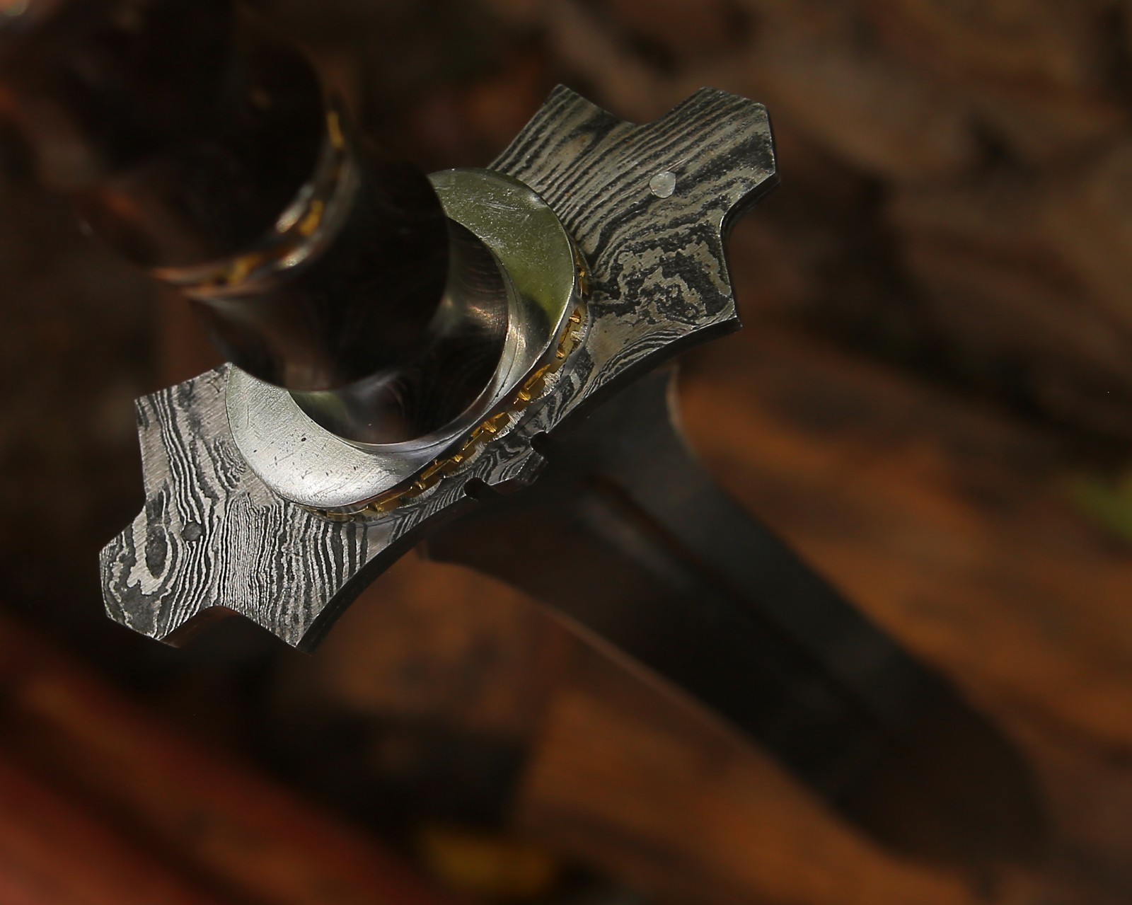 Hand Forged Damascus steel Medieval Longsword Knight Sword with Leather Sheath
