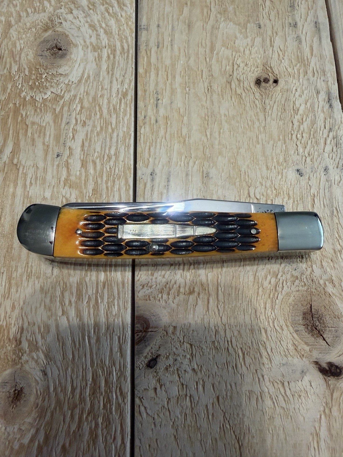 Remington 2024 Waterfowler R1123w Bone Handle 2-Blade Clip/Spey Gut Hook