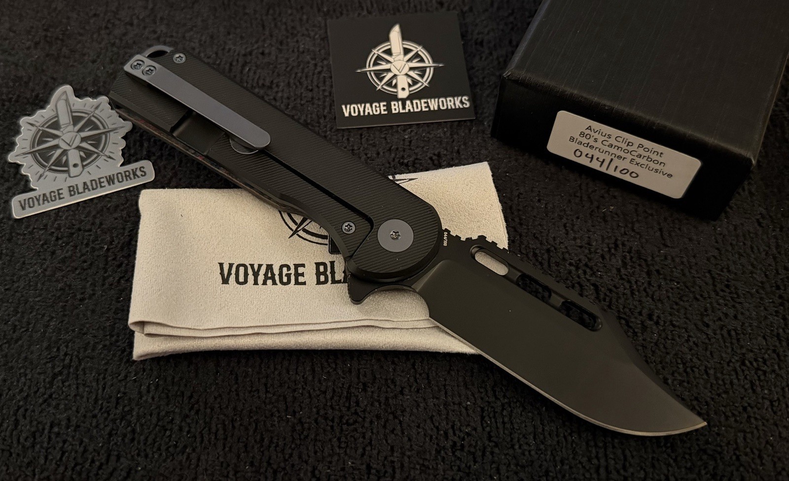 Voyage Bladeworks Avius 80s CamoCarbon & Shipwreck Serial #44 BROP Exclusive