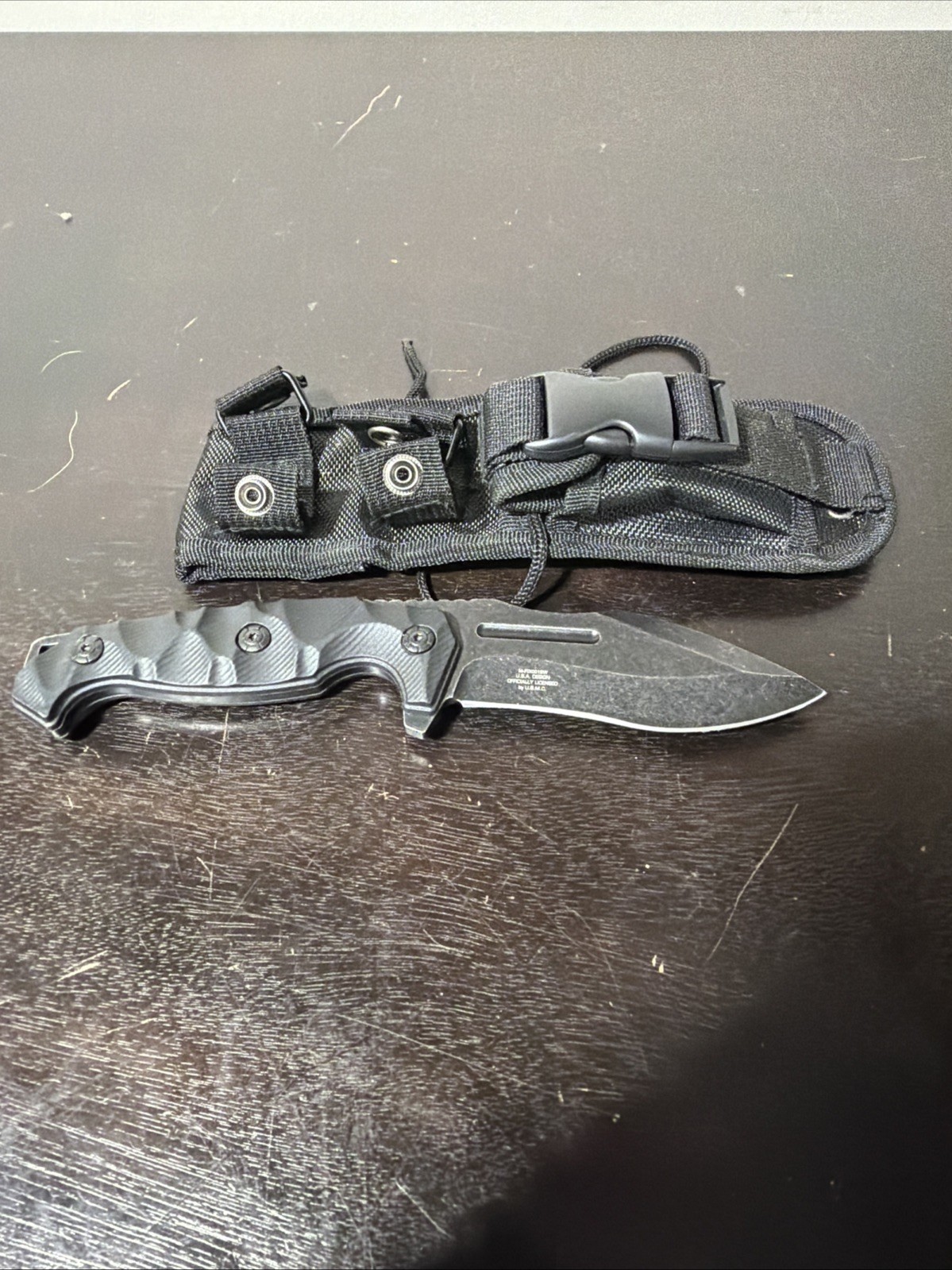 USMC Combat Knife Fixed Blade United States Marines Corps Licensed M-FIX001SW