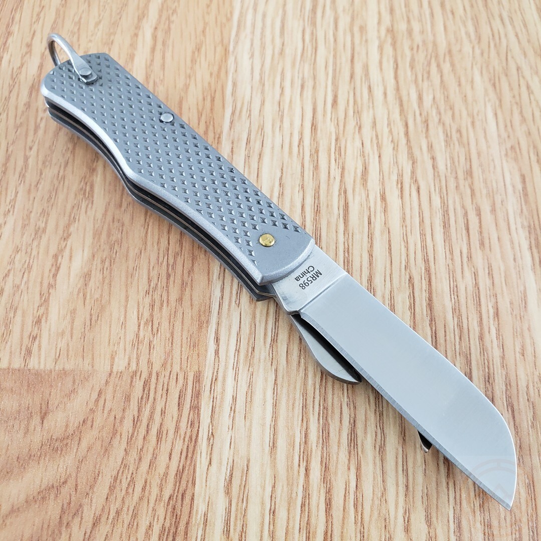 Marbles G.I. Jack Folder Pocket Knife Stainless Steel Blades Stainless Handle