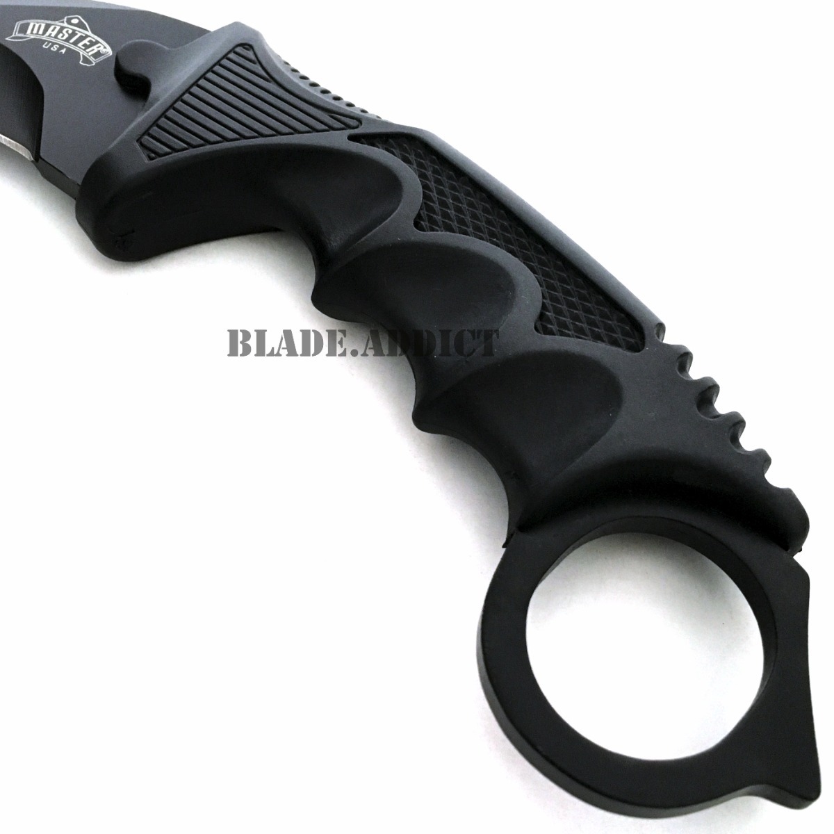 2 PC TACTICAL COMBAT KARAMBIT KNIFE Survival Hunting BOWIE Fixed Blade w/ SHEATH