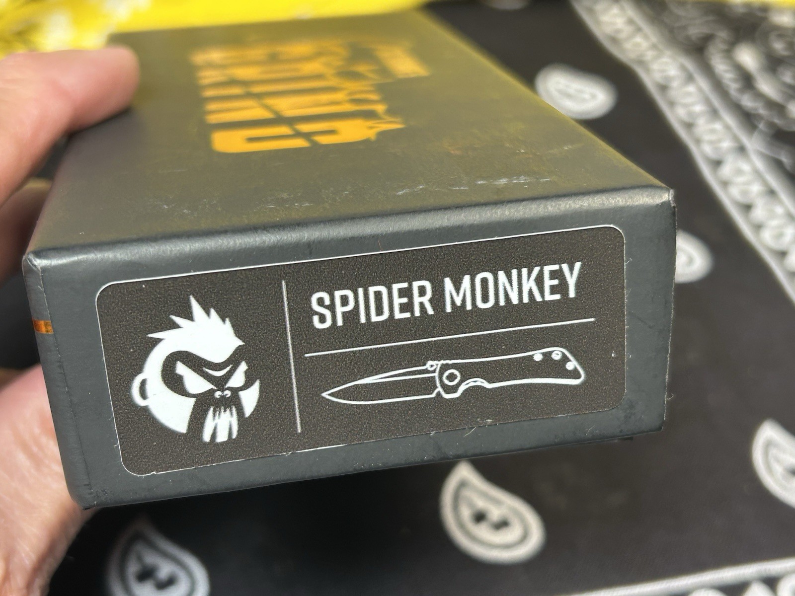 🔥New Southern Grind Spider Monkey Natural Micarta And Titanium Liners S35VN #2