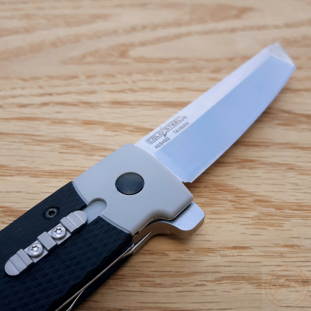 Cold Steel Oyabun Folding Knife 3.5″ 4034 Steel Tanto Blade Black Kry-Ex Handle