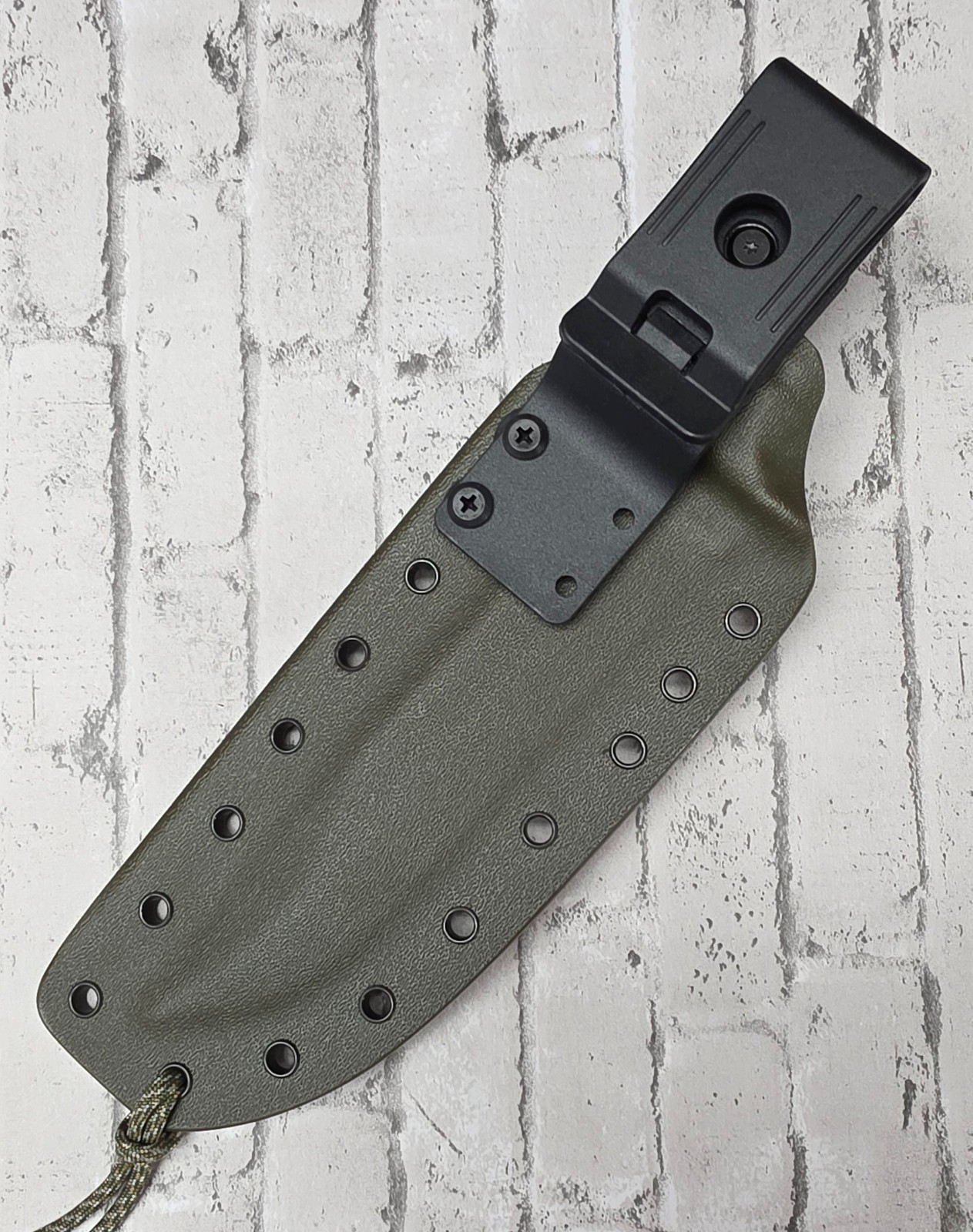 KYDEX SHEATH for KA-BAR 1217 USMC FIGHTING KNIFE, DROP CLIP, HAND MADE, KAKY488