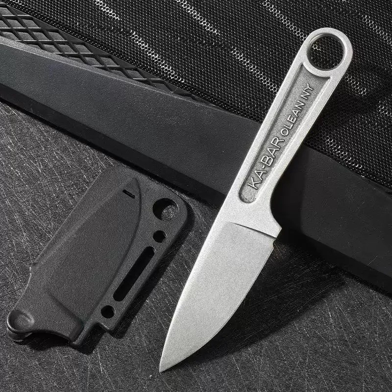 Wrench Fixed Knife 3″ Blade 425 Carbon Steel One Piece. Free Shipping.