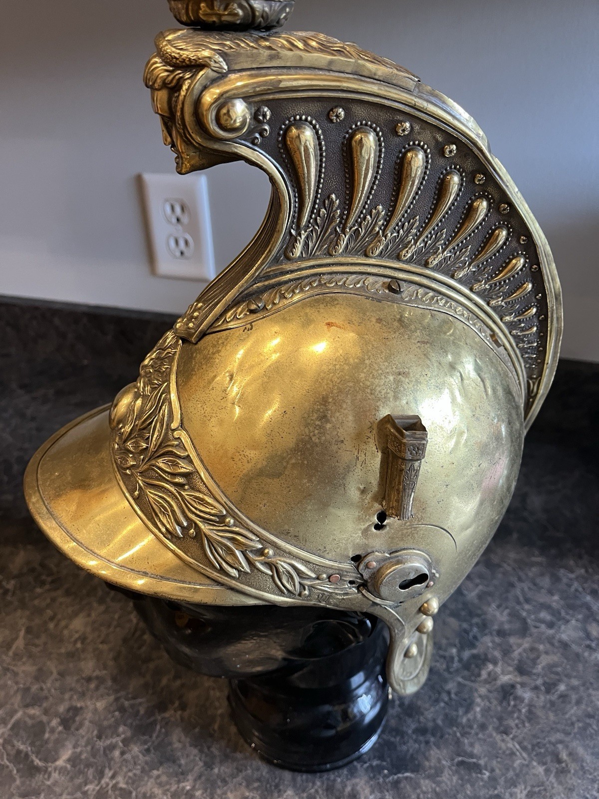 French Cuirassier Helmet Model 1874? Gendarmerie? 1825 Transformed Fire Brigade?