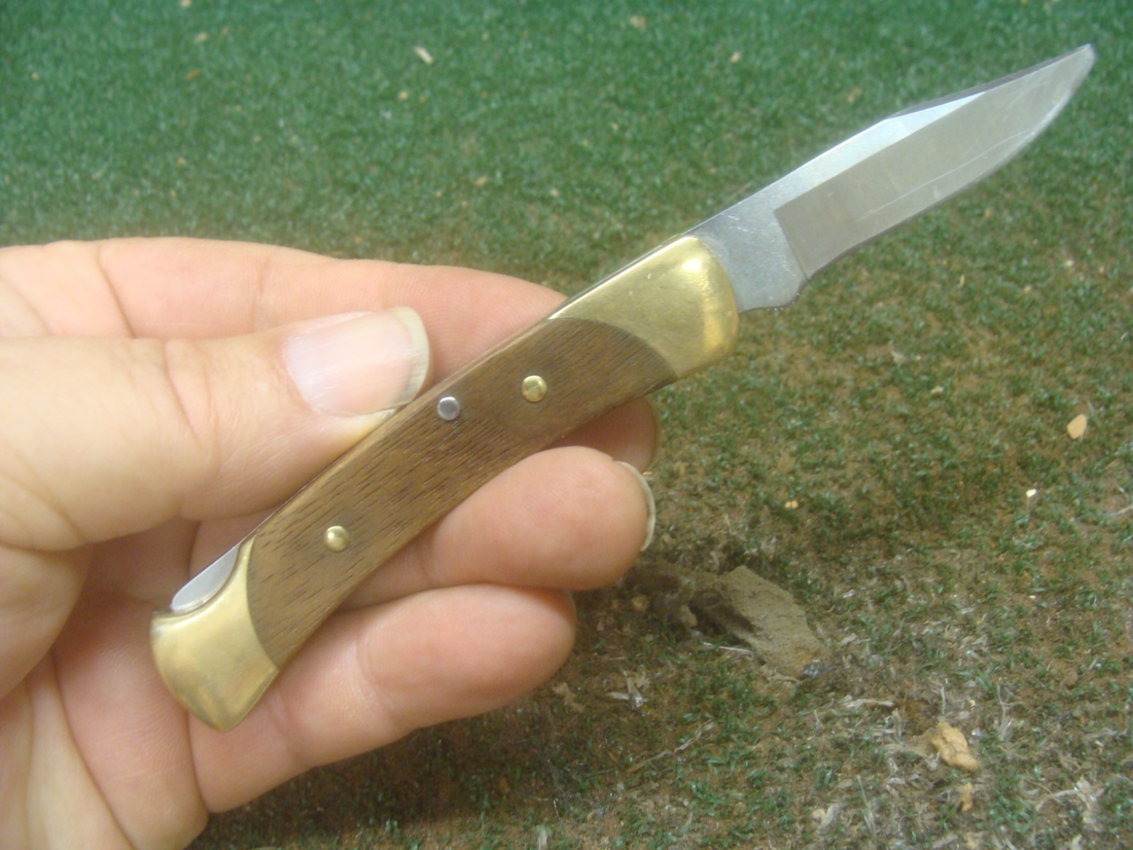 Buck 055 Small Single Blade Folding Lockblade Pocket knife 5.5″