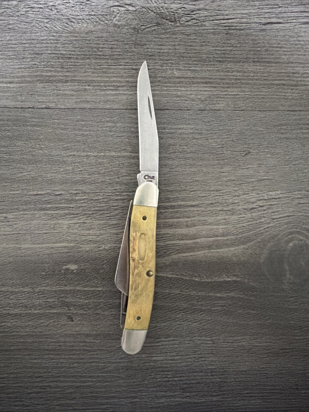 Vintage Case XX 5318 SS Stag Handle Knife 1940-64 Three Blades