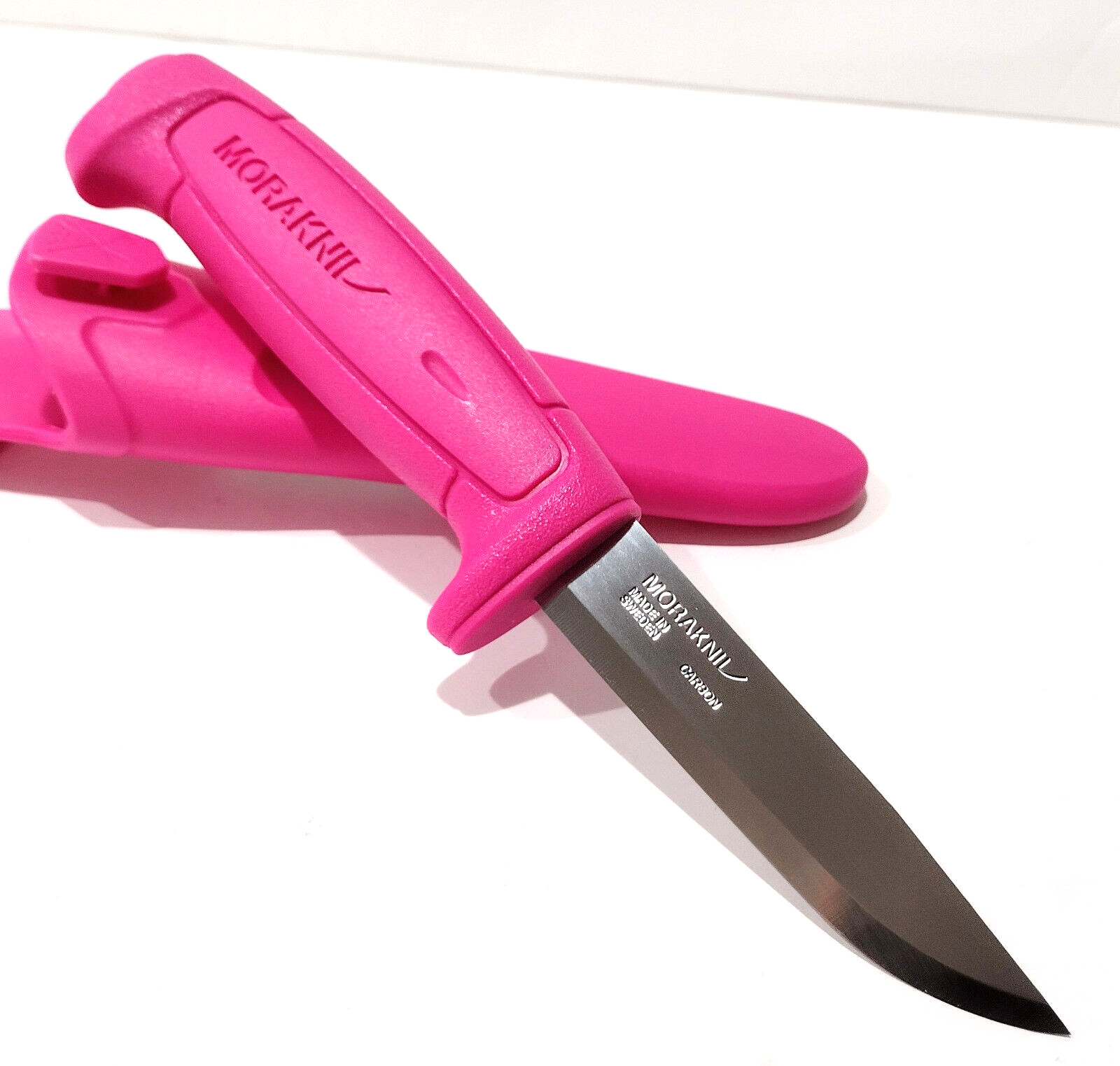 MORA SWEDEN MORAKNIV MILITARY PINK BASIC 511 CARBON STEEL TACTICAL KNIFE