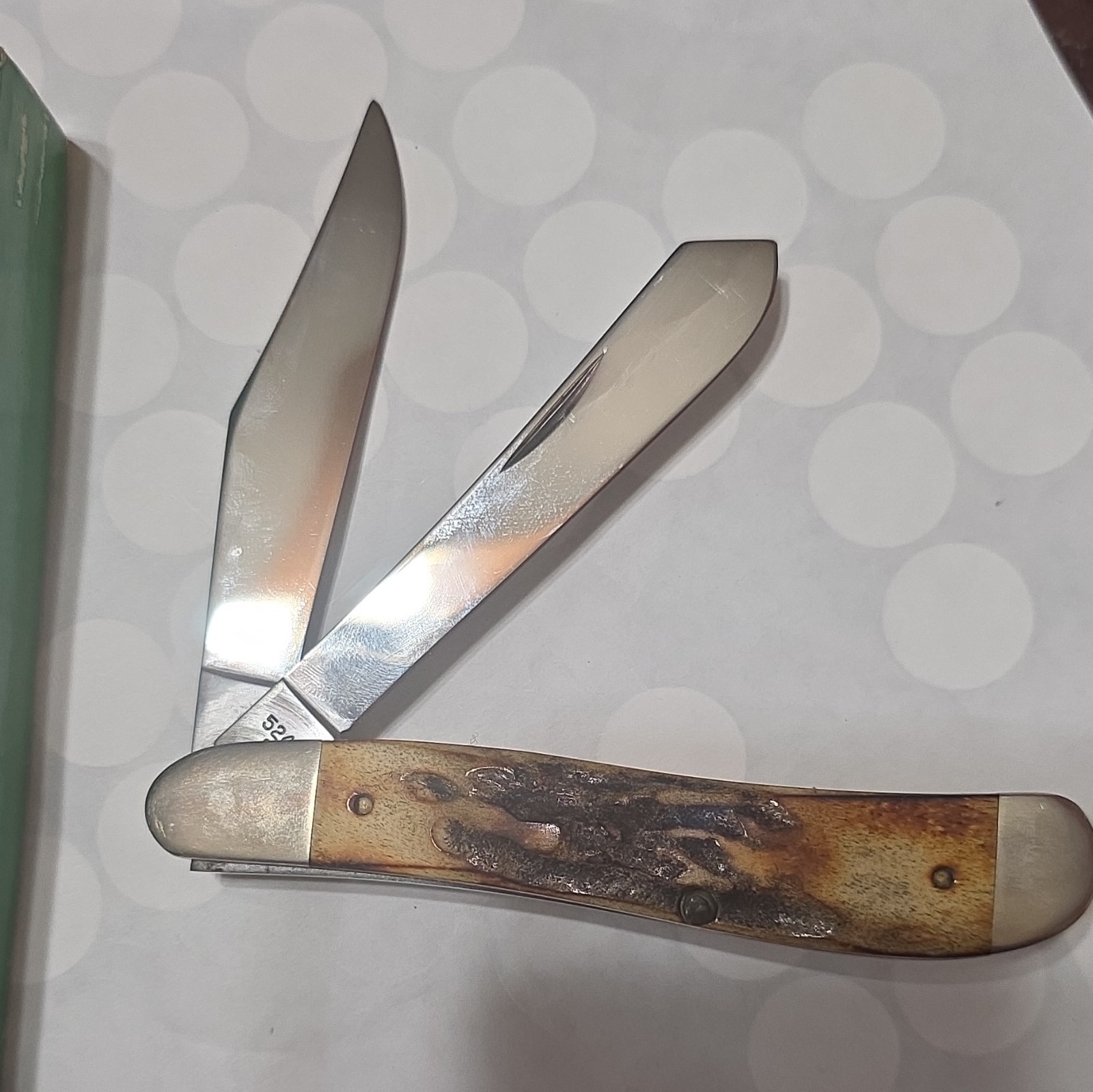 Case 6254 Trapper 2-Blade Slipjoint Pocketknife, Stainless, Bone 1995